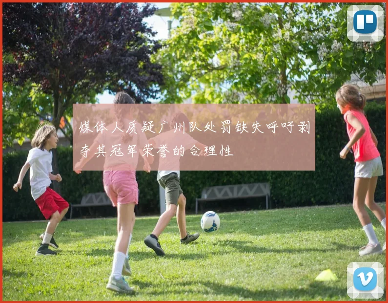 媒体人质疑广州队处罚缺失呼吁剥夺其冠军荣誉的合理性