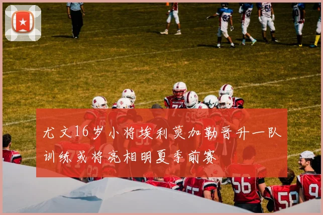 尤文16岁小将埃利莫加勒晋升一队训练或将亮相明夏季前赛